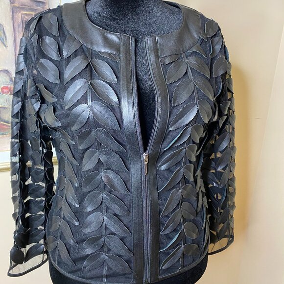 Stylish Sheer , Black Jacket - Picture 1 of 7